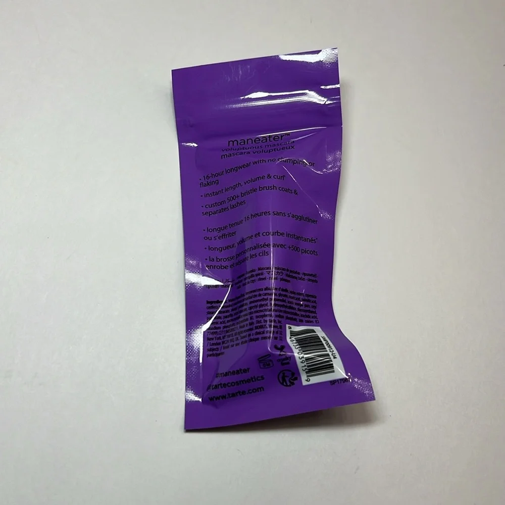 Tarte Maneater Mascara with Leopard Print in Purple Packaging